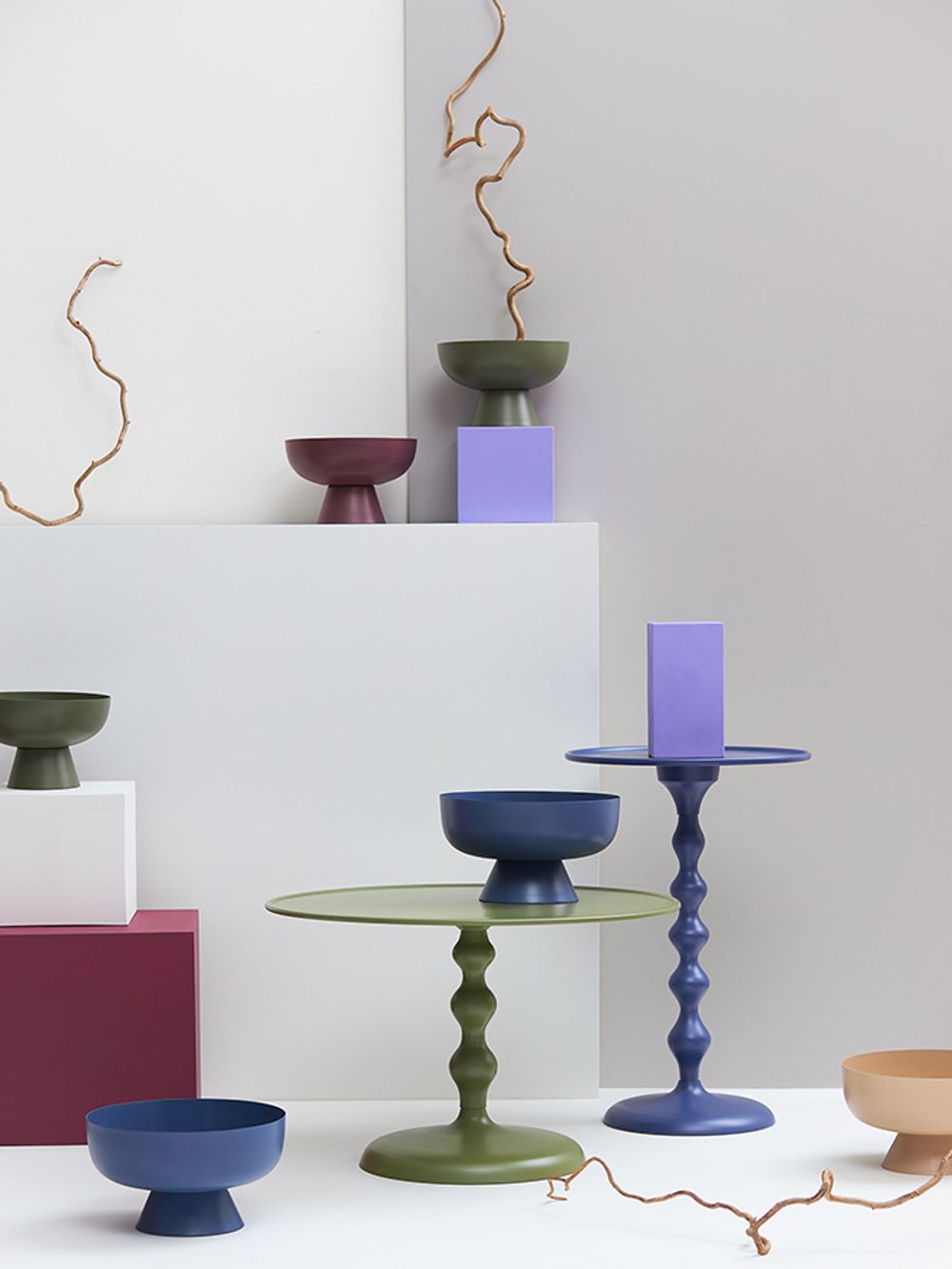 Столик кофейный Fluid, Ø59 см, морские водоросли