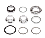 Детали рулевой колонки 1-1/8" резьбовая хром FP-H803