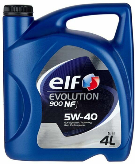Моторное масло ELF Evolution 900NF 5w40 4л синтетика