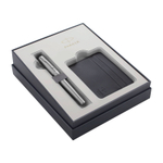 Набор Parker 2020 Urban (2121996) Metro Metallic CT M синие подар.кор. ручка перьевая