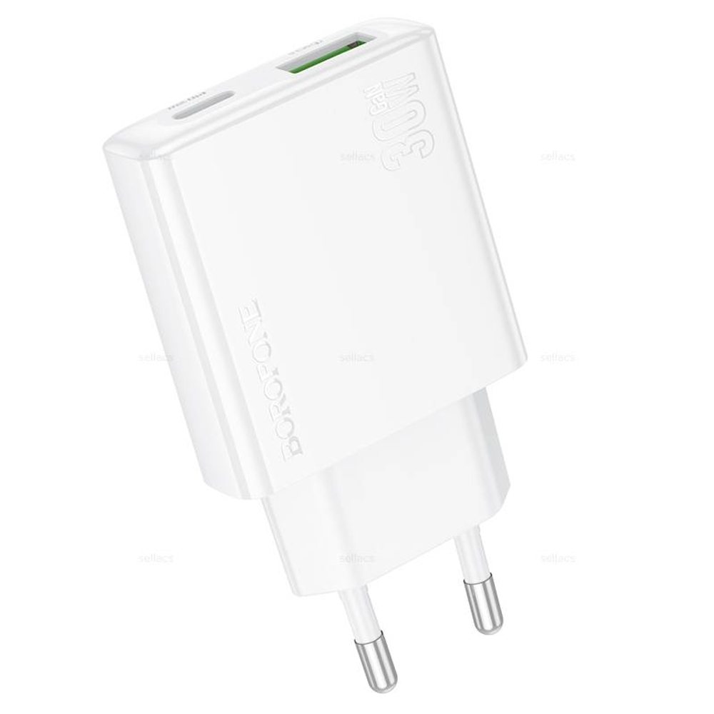 Зарядное устройство PD30W+QC3.0 Borofone BN25 (white)
