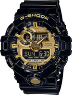 Японские наручные часы Casio G-SHOCK GA-710GB-1A с хронографом