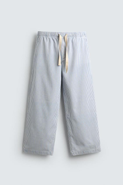 ZARA БРЮКИ BAGGY FIT В ПОЛОСКУ, ПОЛОСКИ