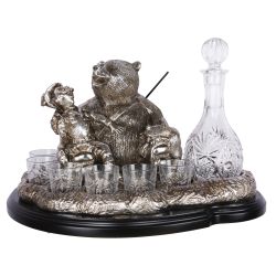 Набор питейный На привале Охотник и Медведь