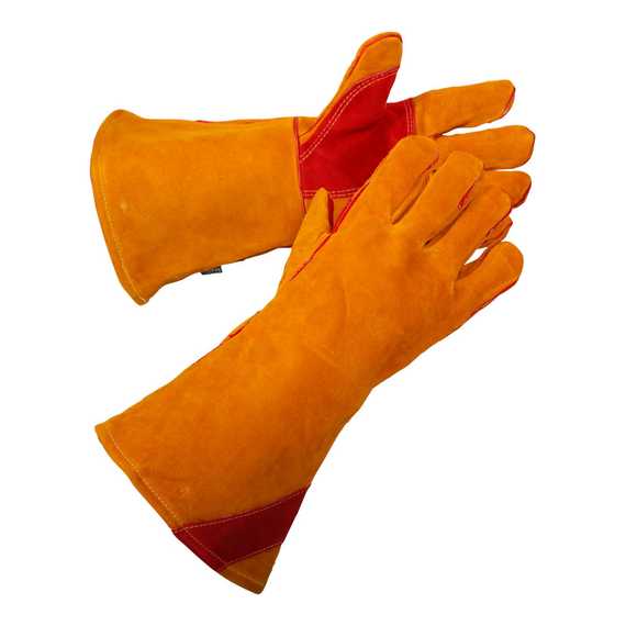 Краги ВОСТОЧНЫЕ ТИГРЫ G128 (размер 11) желтые с красным