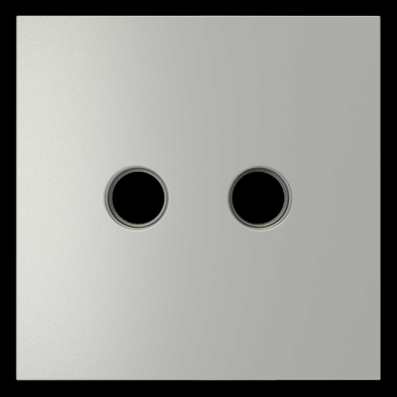 Накладка для розетки телевизионной оконечной TV+SAT S70 (сталь) Voltum VLS001605