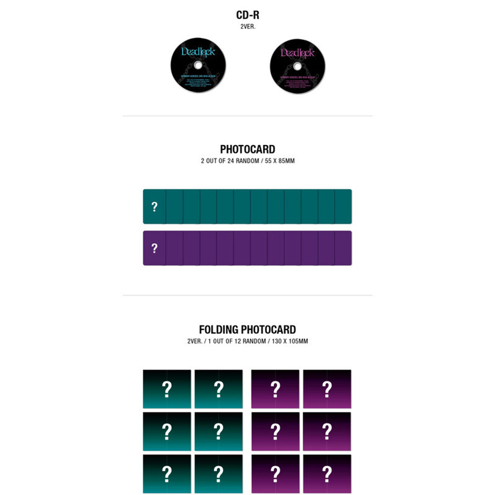 Альбом Xdinary Heroes Deadlock (Standard Ver.)