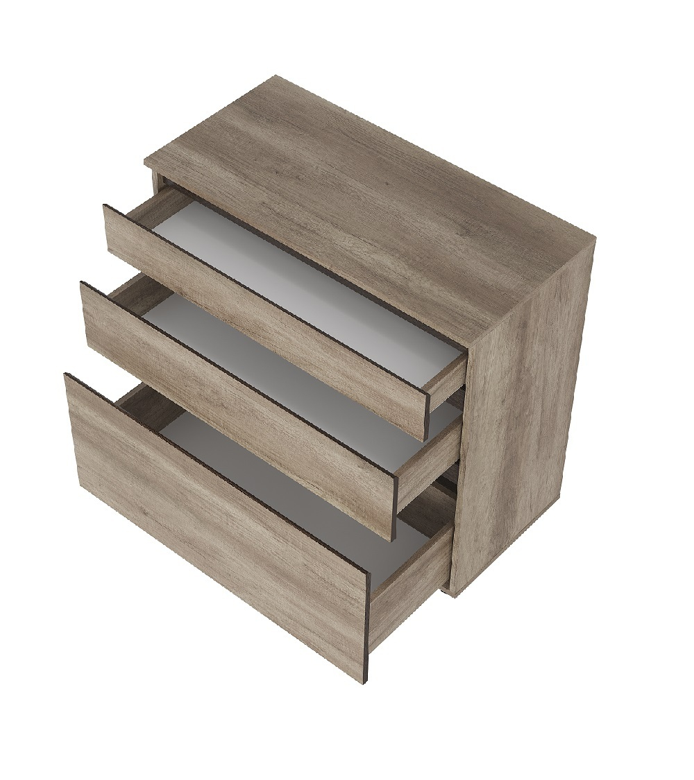 Комод КМ-01 Энигма, дуб каньон/венге