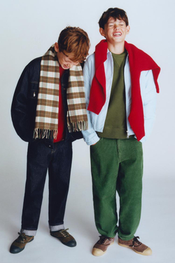 ZARA Х BENSIMON ® ЛЕГКАЯ КУРТКА С ВЫСОКИМ ВОРОТНИКОМ, СВЕТЛО-ГОЛУБОЙ