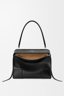 Loewe Большая сумка Amazona 180 из мягкой телячьей кожи, черный