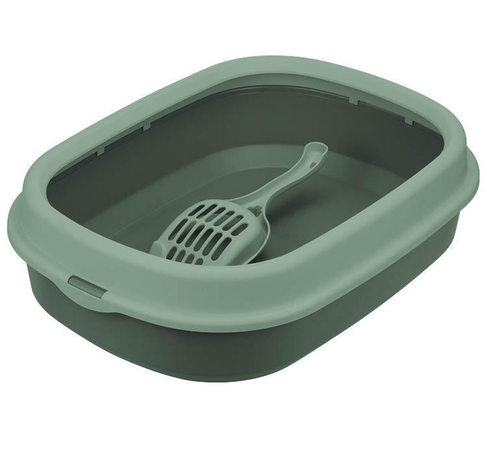 Лоток для кошек ЛЯ-МУРР 480х355мм с низким бортом + подарок (совок) М1832