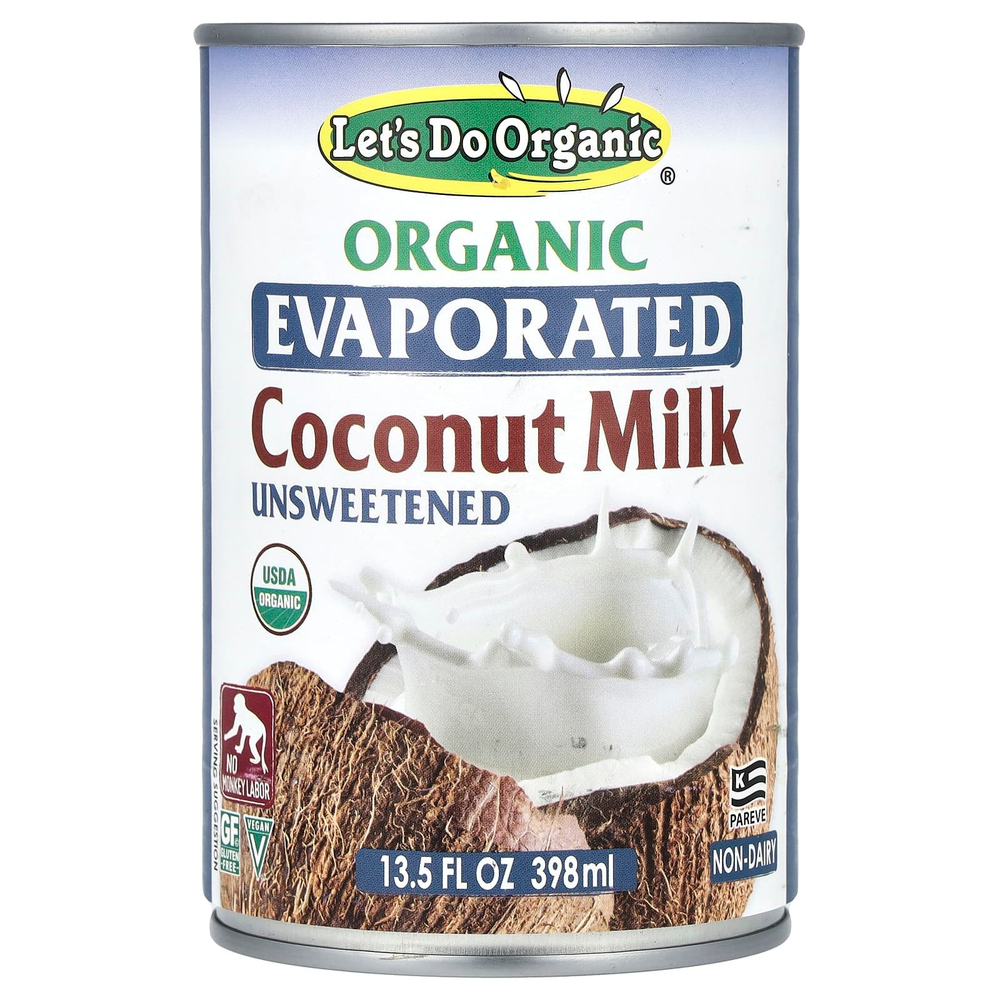 Edward & Sons, Let's Do Organic®, органическое сгущенное кокосовое молоко, без сахара, 398 мл (13,5 жидк. унц.)