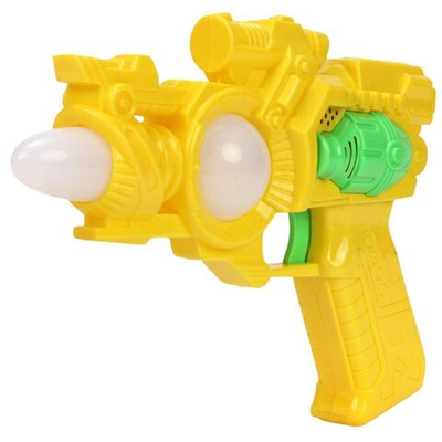 Пистолет на батарейках 20см, пакет QR2023