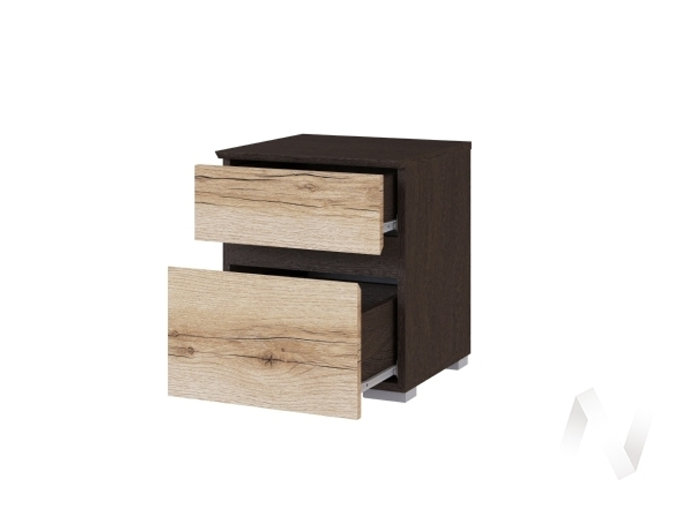 Тумба прикроватная Спальня Плейона (венге/дуб делано)