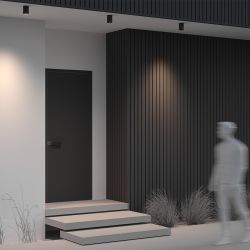 Уличный потолочный светодиодный светильник Maytoni Luxe O500CL-L10B3K