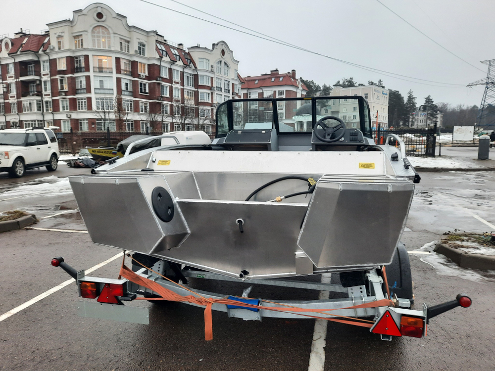 Алюминиевая моторная лодка Girgis 440 Fish