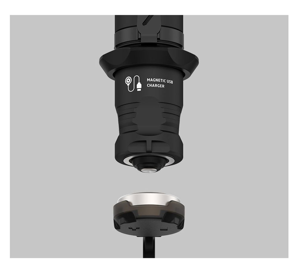 Фонарь тактический Armytek Viking Pro Magnet USB, XHP50.2, Теплый, 2050 лм, 1x18650 (в комплекте)