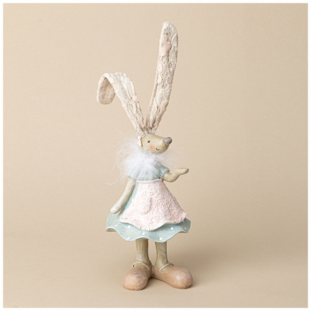 ФИГУРКА ДЕКОРАТИВНАЯ КРОЛИК 9.5X9.5X27СМ