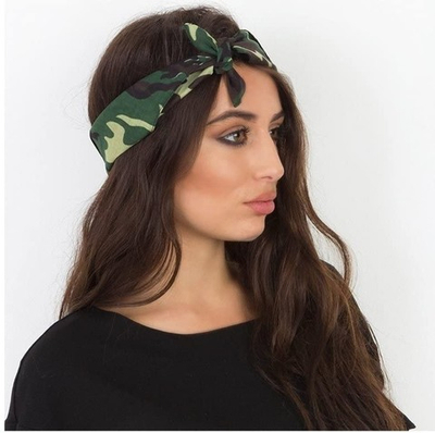 Бандана зеленый камуфляж