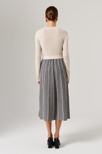 51625 Платье женское (кремовый меланж)