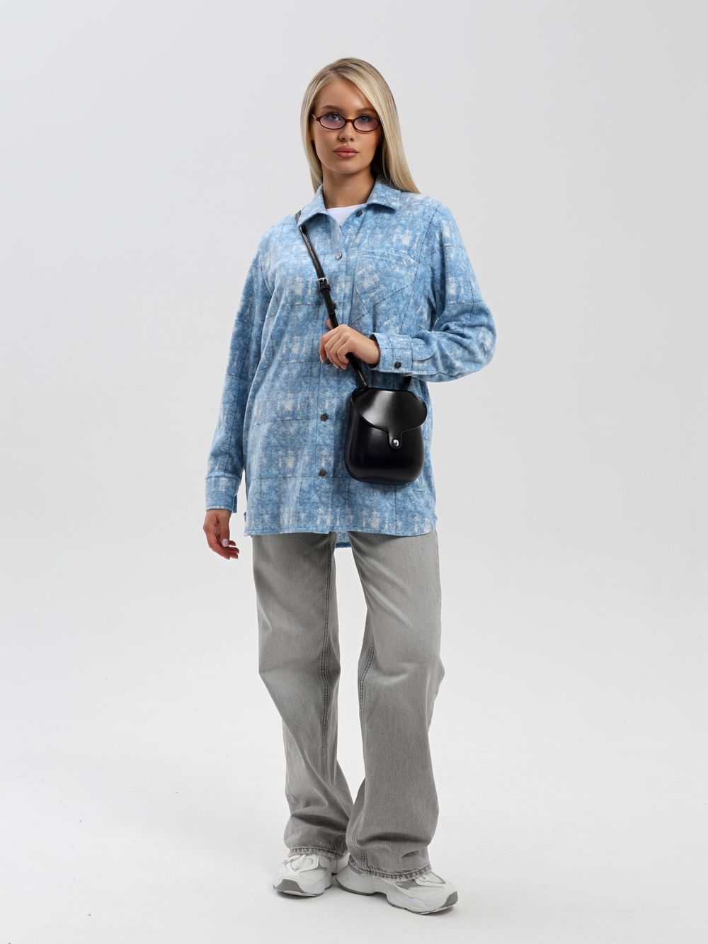 Рубашка Вселенная Виотекс ГОЛУБОЙ