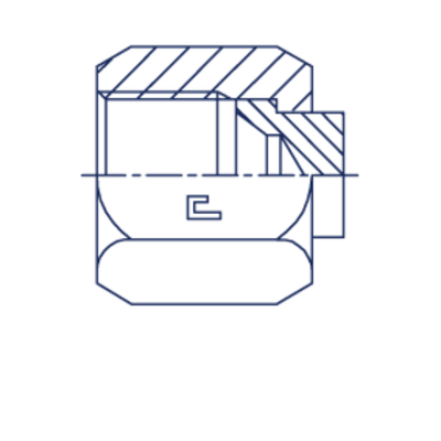 Заглушка V (Г) JIC 1.7/8