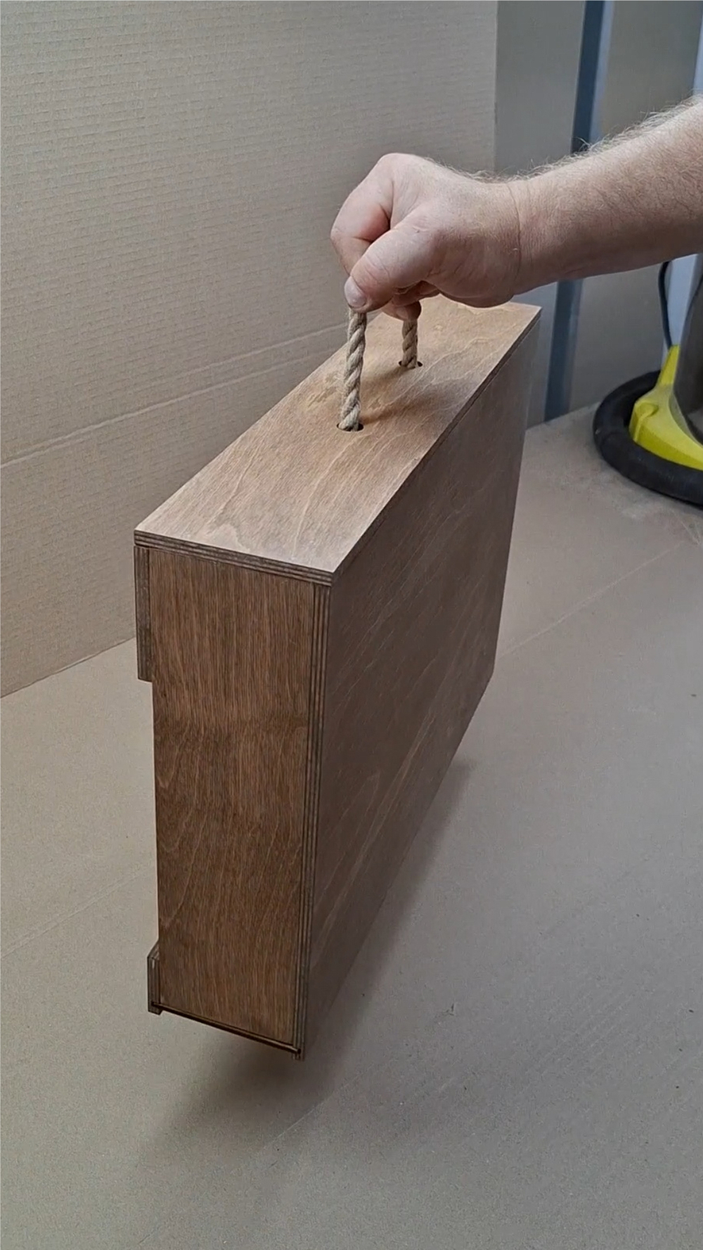 Короб винный деревянный серия "ОТКРЫТЫЕ" №5 (тип 2-2), на 5 бутылок, коричневый цвет