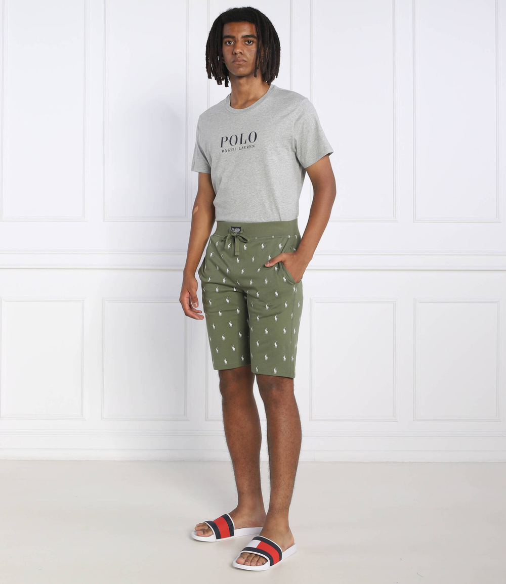 пижамные шорты POLO RALPH LAUREN - оливковый(714830280)