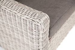 "Кон Панна" диван из искусственного ротанга двухместный, цвет бежевый