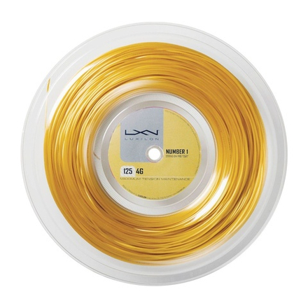 Струны для тенниса LUXILON 4G GOLD Бобины 200 м