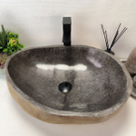 Раковина из речного камня RS-63444 (54*43*15) 0123