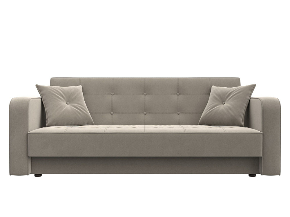 Диван-книжка Тур, Бежевый, Микровельвет, 121780