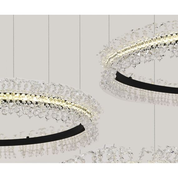 Подвесная светодиодная люстра Kink Light Лаура 08246,19PA