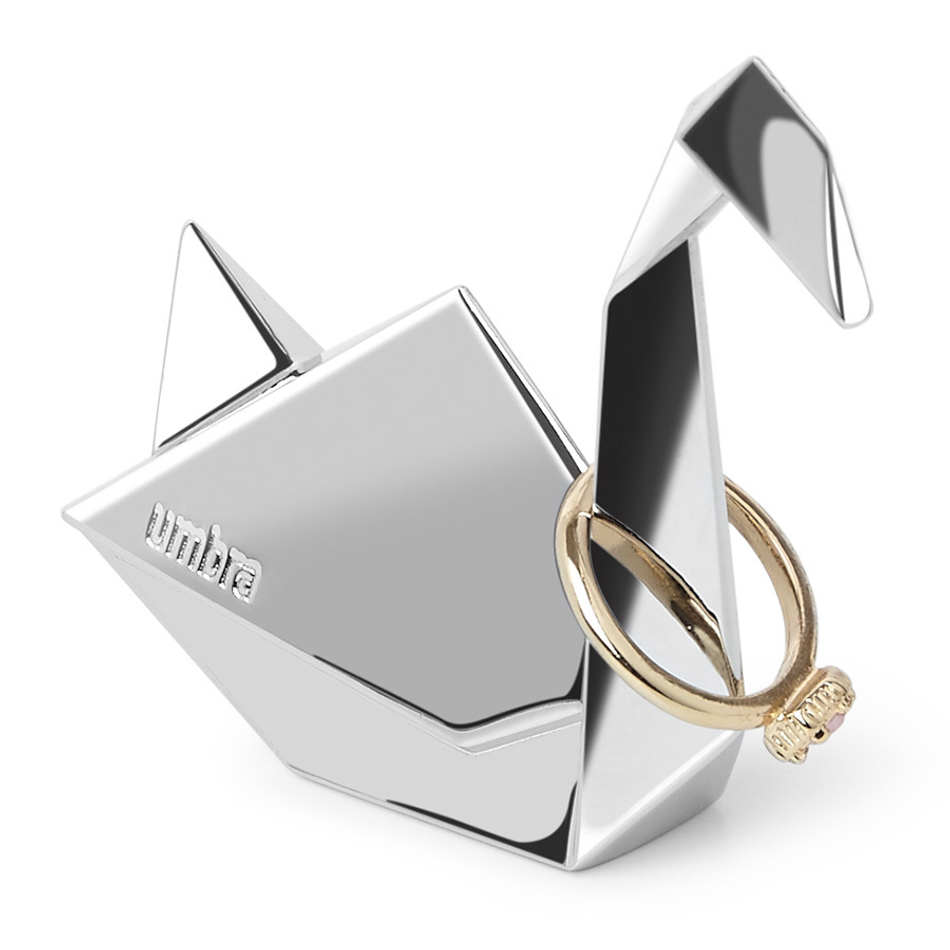 Держатель для колец Origami лебедь хром, Umbra