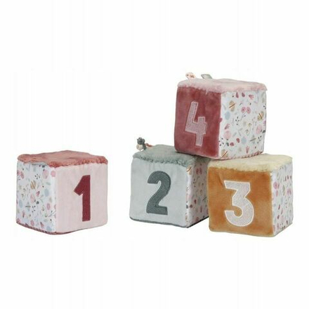 Мягкая игрушка Little Dutch 4 Flowers - Набор из 4-х мягких развивающих кубиков - Little Dutch LD8716