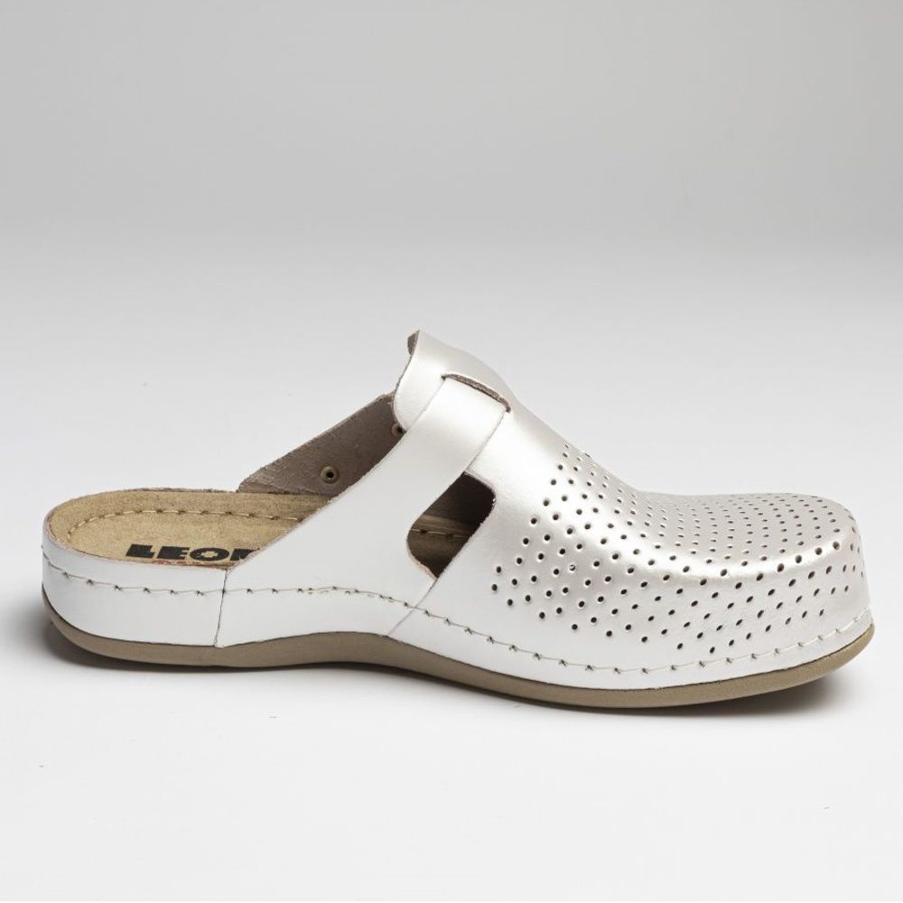 Сабо женские LEON medikal (перламутр) MED950P