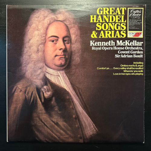 Великие песни и арии Генделя (Англия 1982г.)
