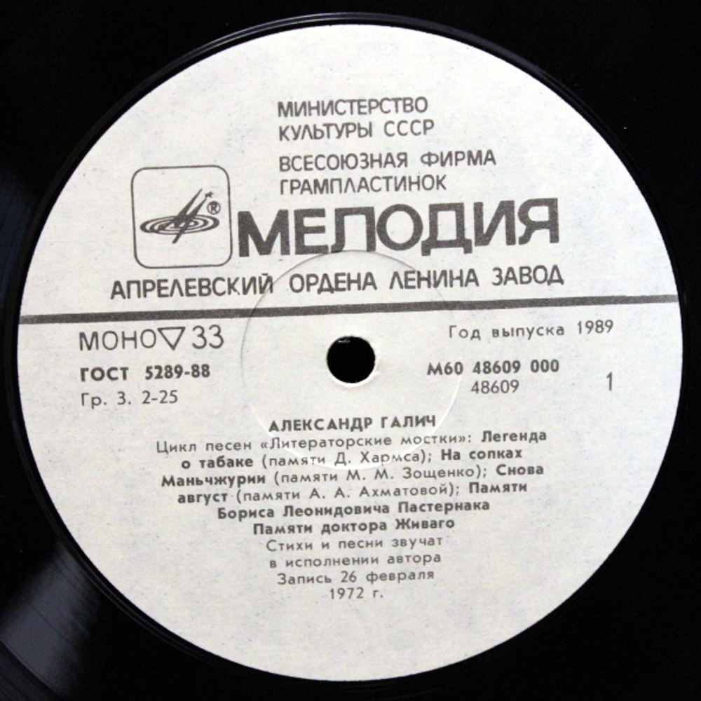 Александр Галич / Александр Галич (2LP)
