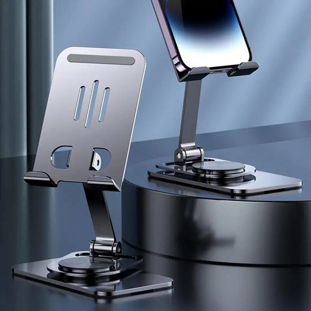 Металлическое основание/Подставка для телефона, Держатель для телефона, смартфона, цвет белый