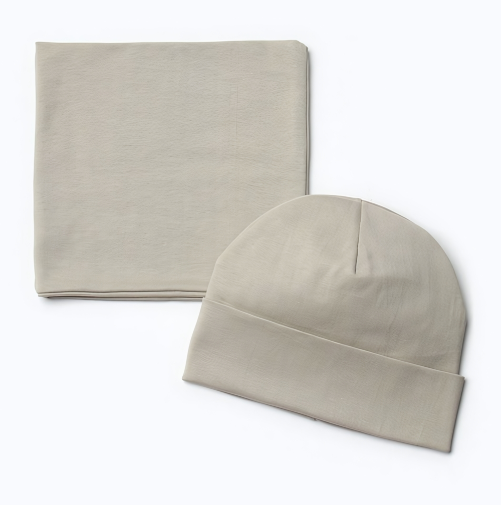 Шапка для девочек со снудoм цвет оливковый, р. 52, 9896012 Мегашапка