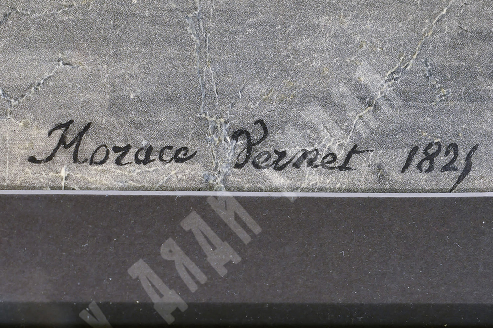 Орас Верне (1789-1863) «Прощание Наполеона с императорской гвардией в Фонтенбло 8(20) апреля 1814 г.