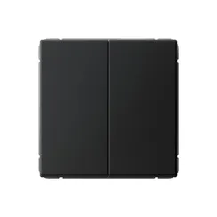 Выключатель кнопочный 2-кл. ArtGallery (сх. 2) 10А механизм карбон SE GAL001017