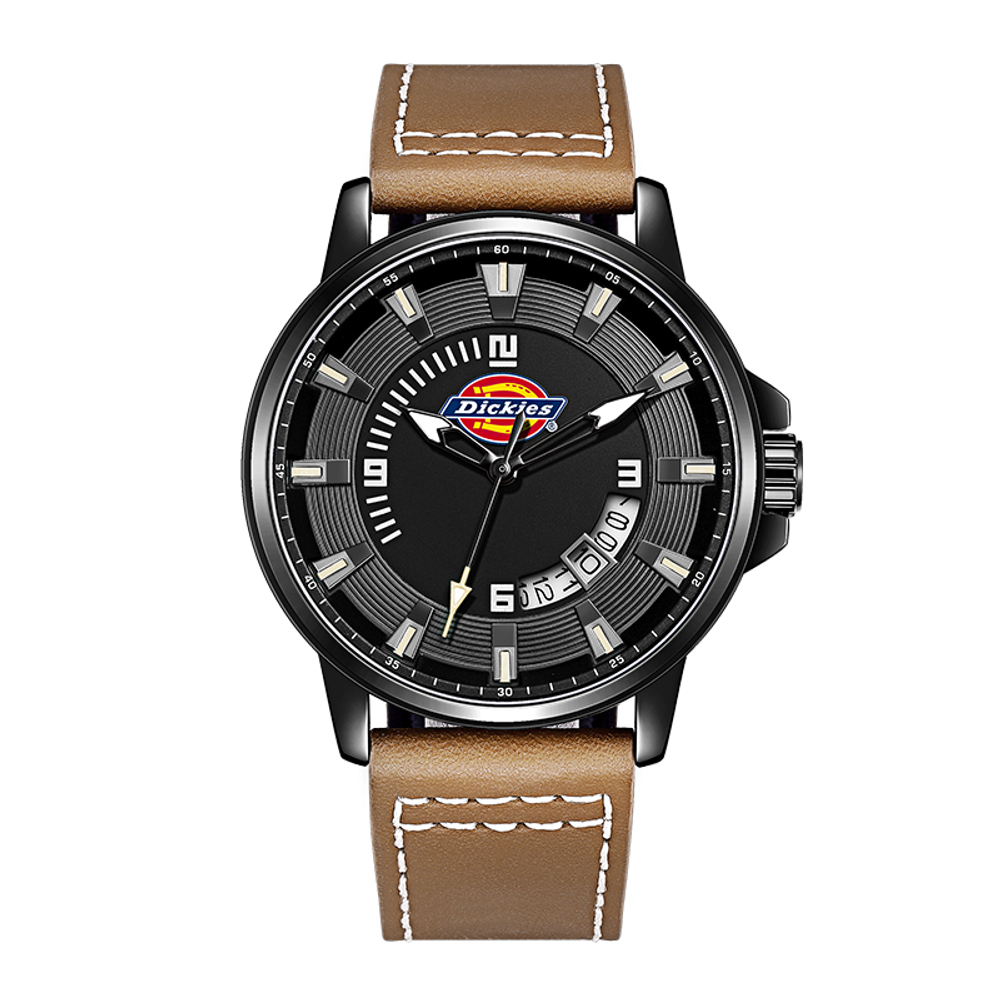 Dickies Wrist Watch Quartz Movement Rubber Band Strap White Dial Women"s Watch