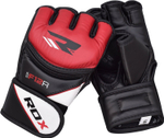 Перчатки для MMA RDX F12 Training Grappling Gloves Red