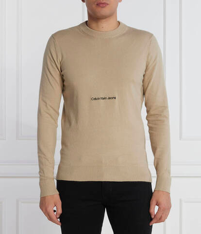 Свитер CALVIN KLEIN JEANS - бежевый(J30J324328)