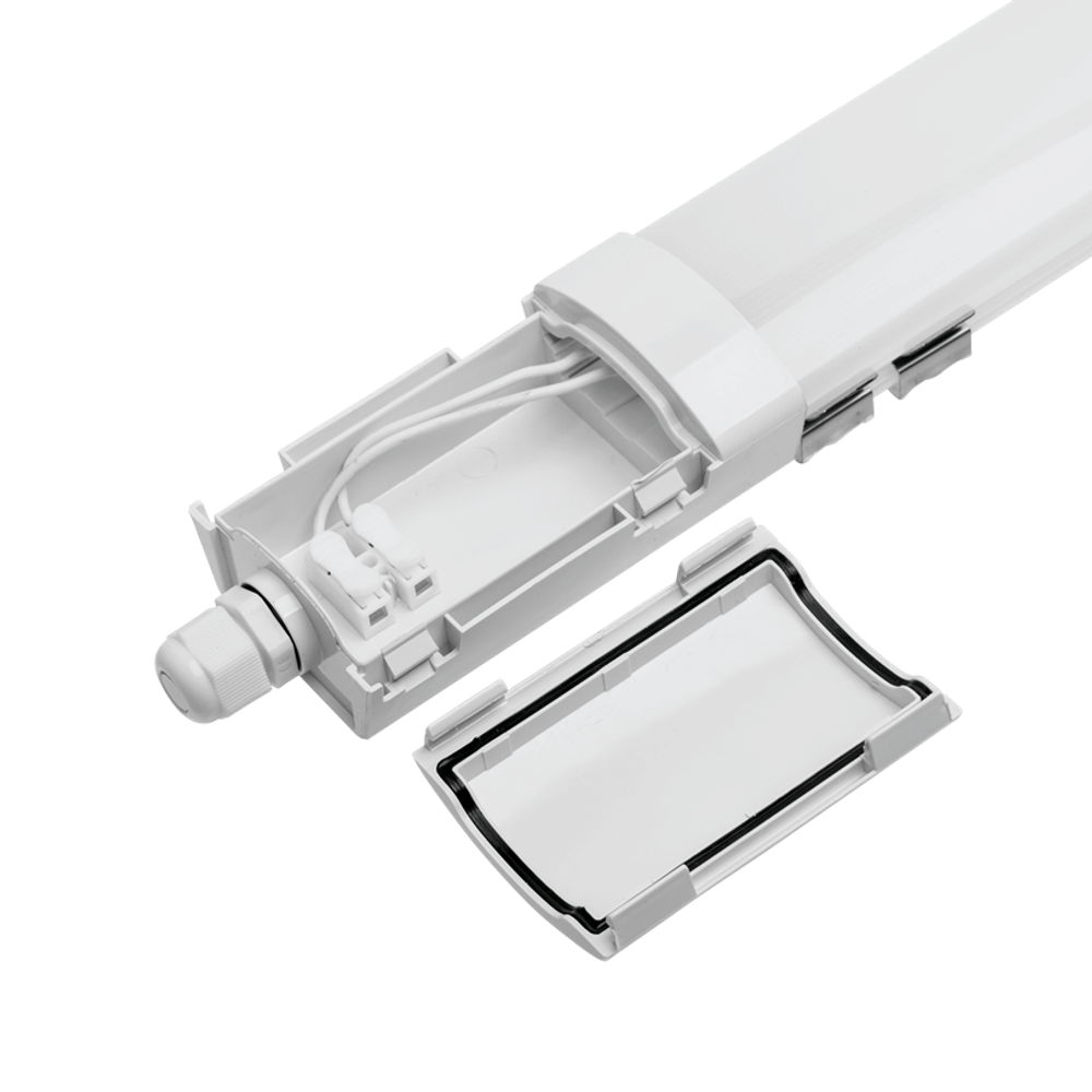 Светильник LED WPL48-6.5K150-01 45Вт 6500К IP65 5850Лм матовый соединяемый в линию 1570x58x28 мм WOLTA