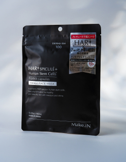 Маска для лица на основе морской спикулы и культуральной жидкости EVLISS Make.iN Hari Spicule + Human Stem Cells (nano capsules) Face Mask, 10 шт
