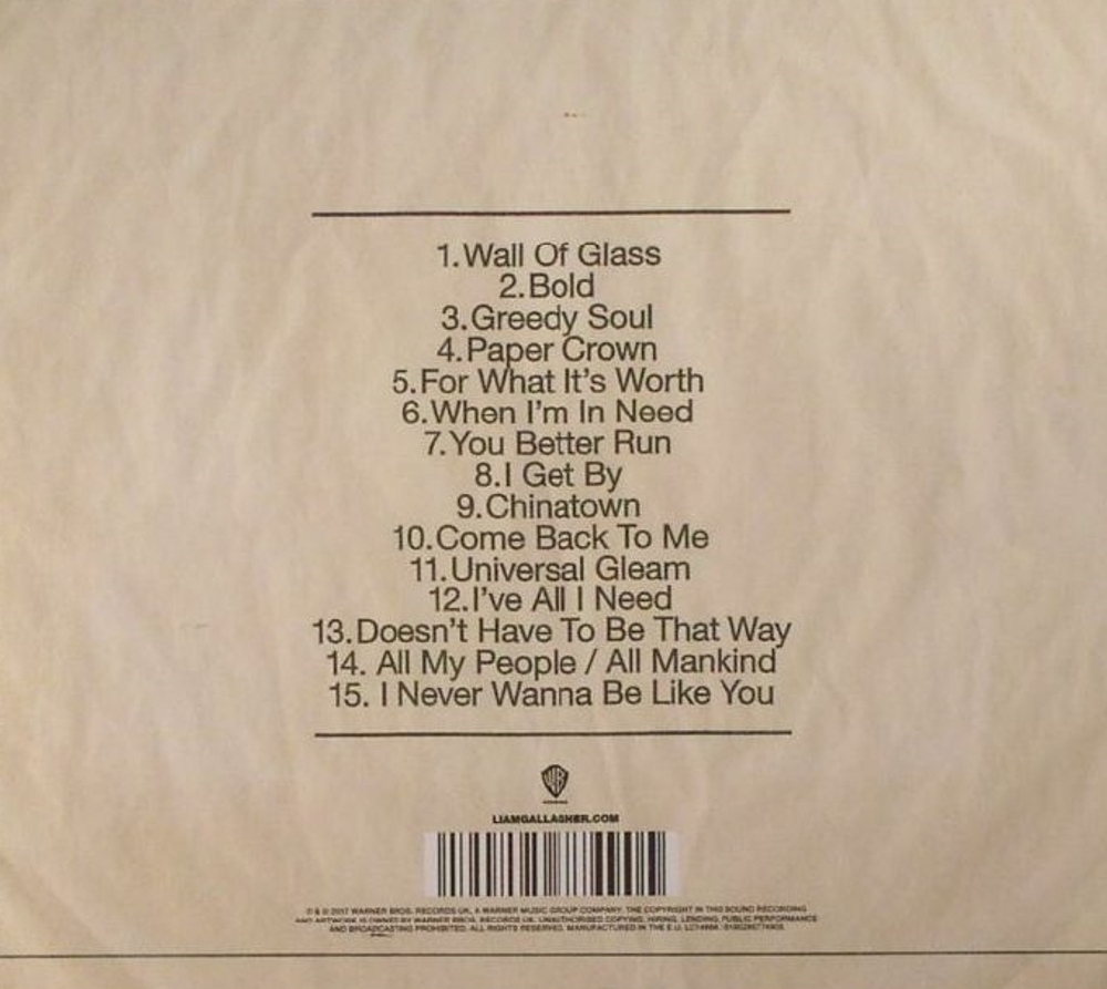 Liam Gallagher / As You Were (Deluxe Edition)(CD)