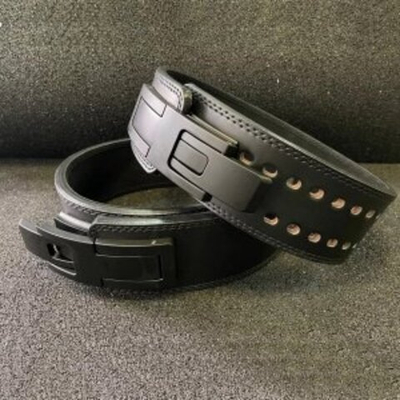 Пояс с карабином из кожи XL