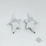 серьги звездочки абстрактные